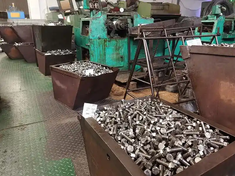 High Tensile Carbon Steel Hex Head Bolts Zinc Black Finish